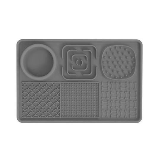 Yousheng Pet Lick Mat Cats Fun Slow Feeder with Suction Cups Non-Slip Silicone Dog Treat Enrichment Mat Cat Puzzle Feeder for Anxiety Relief