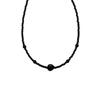 Heart Onyx Choker Necklace