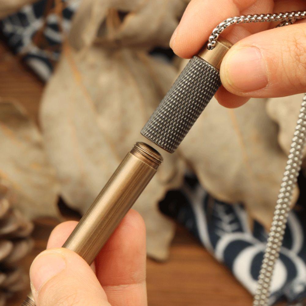 Vintage Fountain Pen 0.5mm Necklaces Fountain Pen Personality Mini Pocket Pen  Birthday Gifts