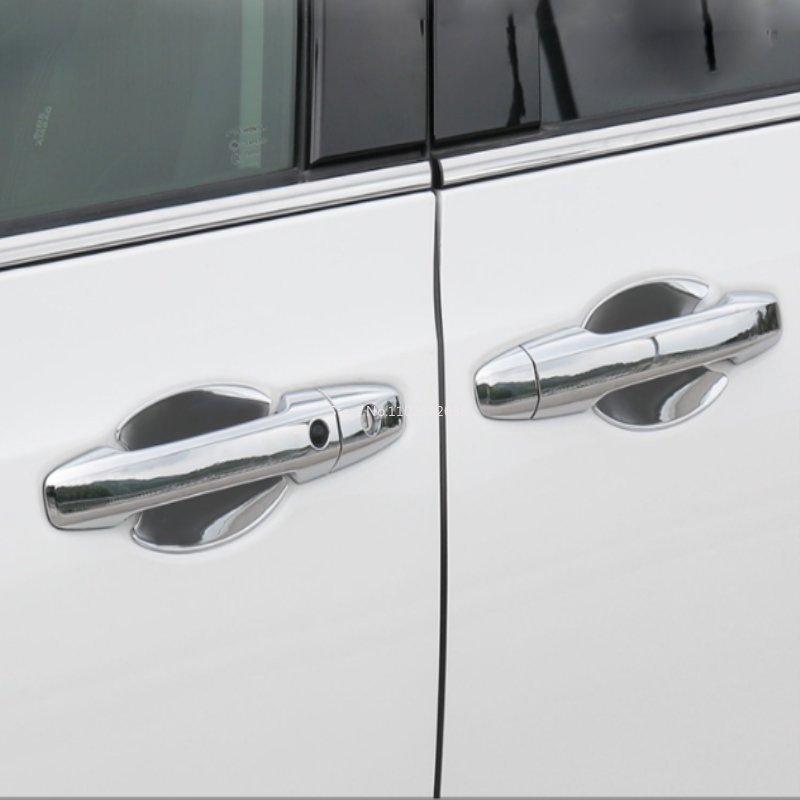 For Honda Stepwgn RP3 RP5 2016- ABS Carbon Door knob Protector Door Handle Frame Cover Car Exterior Trim Auto Accessories