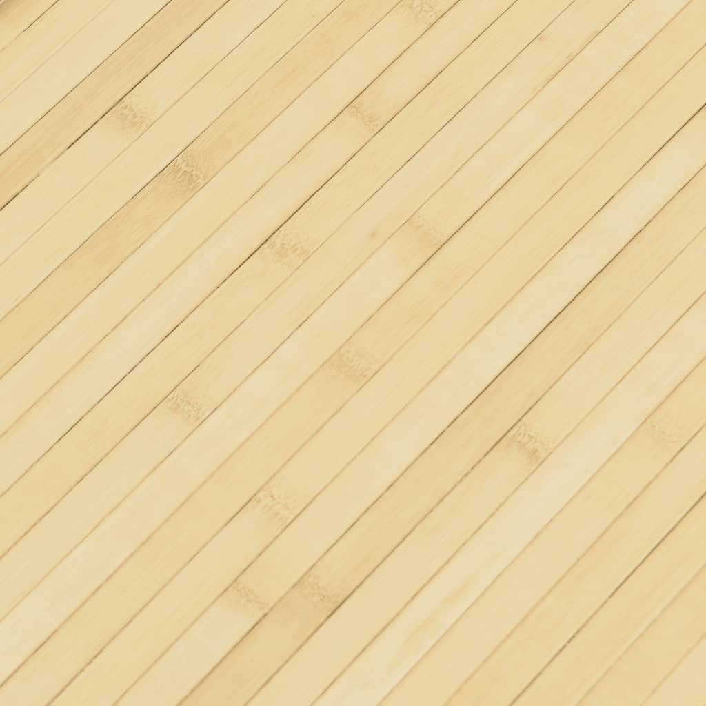 Bamboo Room Divider Light Natural Color Width 400 cm Height 165 cm Beige