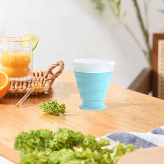 Silicone Collapsible Travel Cup Set 550/350/200/100/950ML Folding Camping Cup Bowl Expandable Drinking Cup