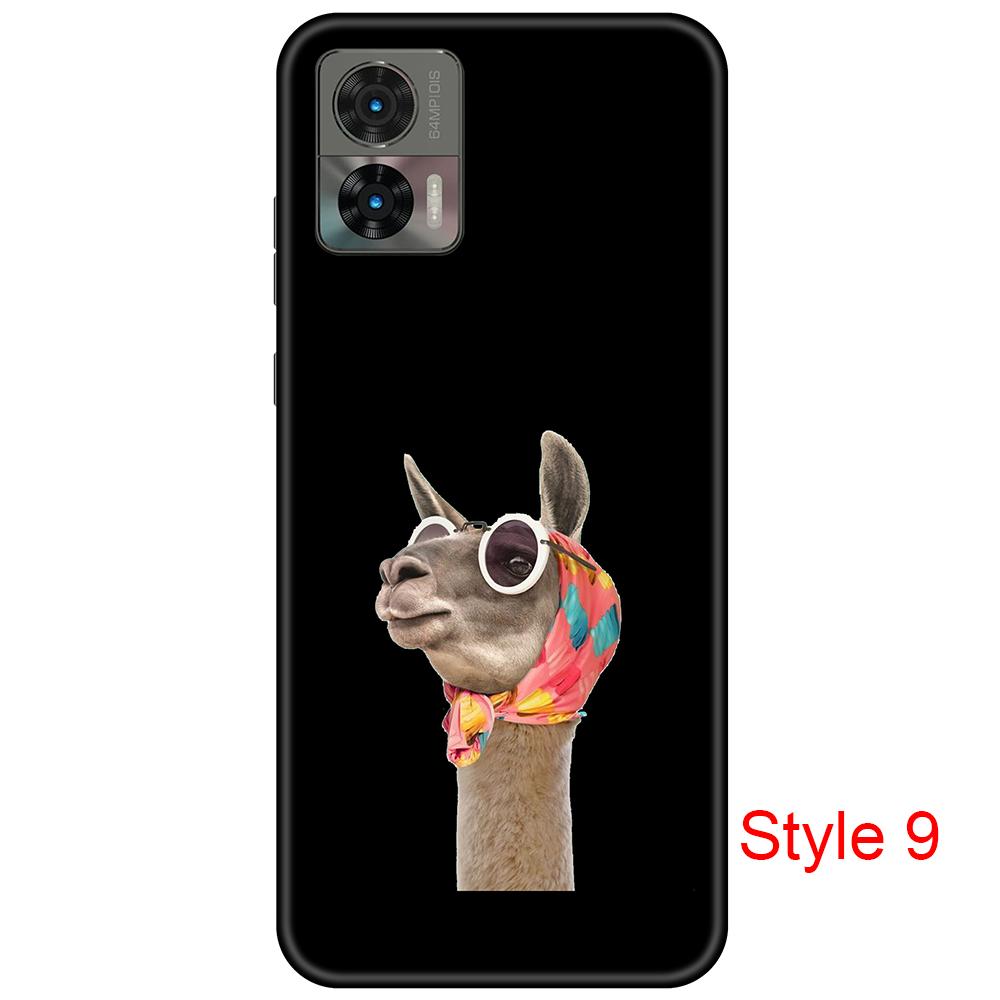For Moto Edge 30 Neo Case, Motorola Edge 30 Lite Cute Case Girls Women, Black Slim Anti Scratch TPU Shockproof Protective Case for Edge 30 Neo Case