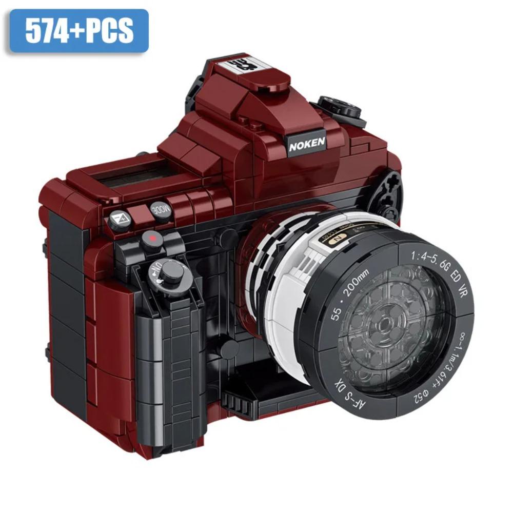 Город Hasselblad 503cx Цифровая зеркальная камера Ретро Двухобъективный зеркальный фотоаппарат Модель Строительные блоки DIY Кирпичи Игрушки Для Детей Подарки