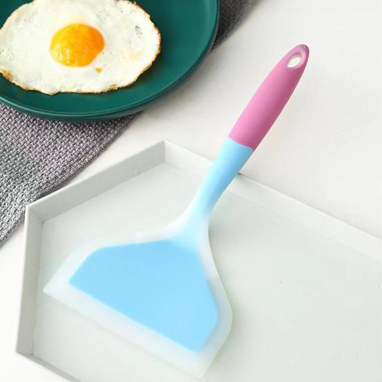 Силиконовая лопатка для стейка, мяса, яиц, скребок для приготовления пищи, антипригарное покрытие, лопатка для блинов, кухонная утварь для выпечки, приготовления пищи, смешивания