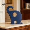 Stable Book Support Creative Elephant Bookends, Metal Holder for Kids Students, Heavy Student Organizer Duty Non-Slip Desktop File Home Office