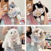 Voiced Simulation Cat Plush Toys Fluffy Simulated Kitten Model  Birthday Gifts