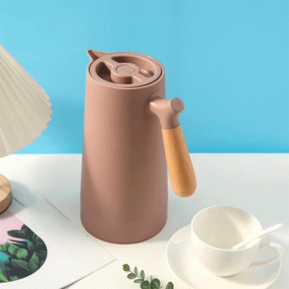 Leak-Proof Thermos Jug Glass Liner Insulated Kettle Practical Vacuum Flask Tea Brewing