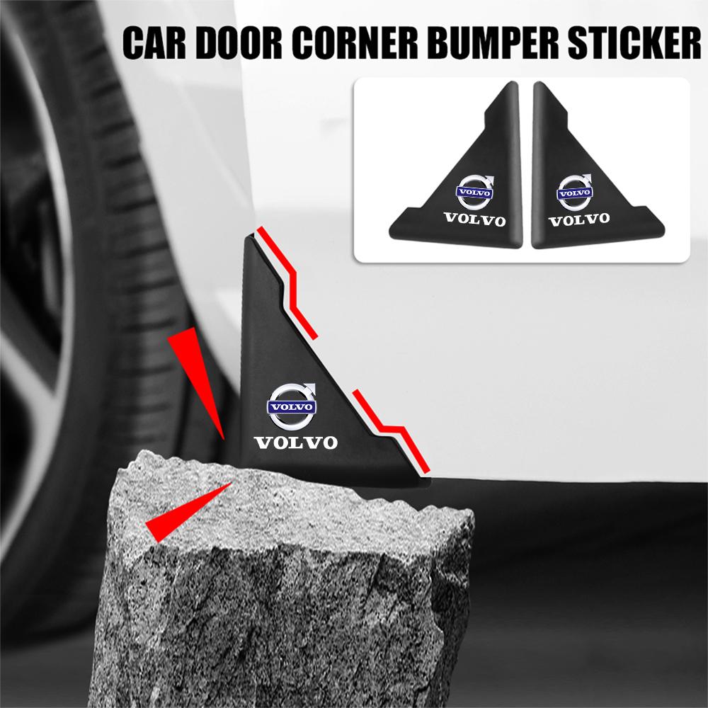 blv3 2/4Pc Car Door Corner Cover Bumper Protector Anti-Scratch Sticker For Volvo V90 V60 V40 XC90 C30 XC60 S80 Polestar S90 XC70 XC40