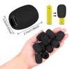 10pcs Windshied Protector Headset Foam Microphone Cover Replacement Mini Sponge