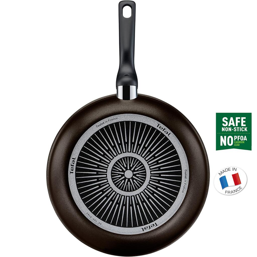 Tefal XL Intense Frying Pan (24cm, 28cm) Dishwasher Oven Safe No PFOA Black