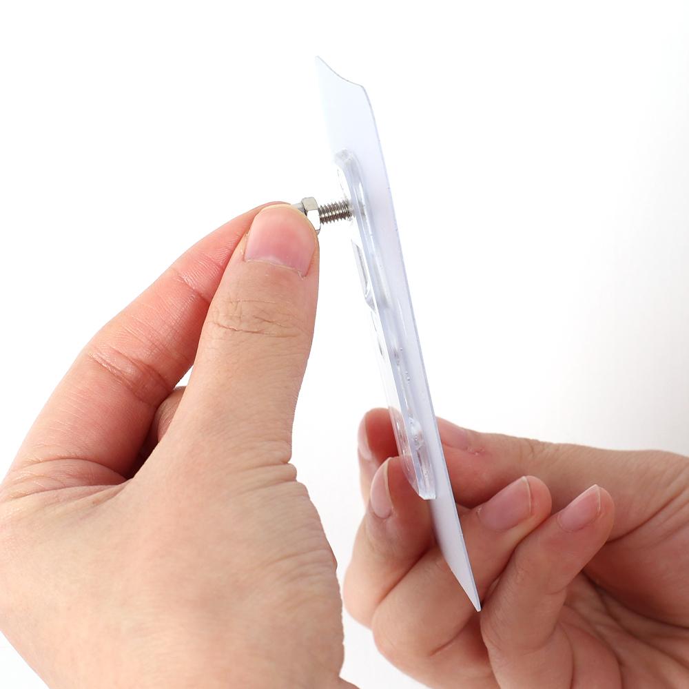 2 шт., без перфорационных винтов, немаркирующий стикер-крючок