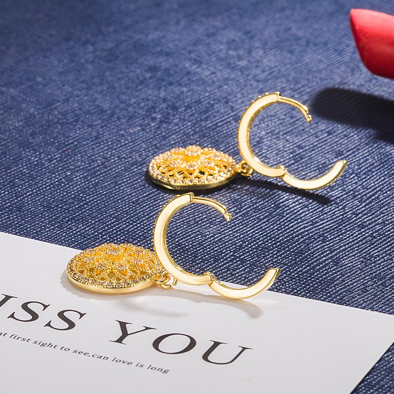 Sace Gems Classic Copper Alloy Zircon Earrings for Women Wedding Party Gifts