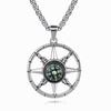 Персонализированное модное ожерелье Мужские и женские украшения Подвеска-компас Модная мужская цепочка для свитера