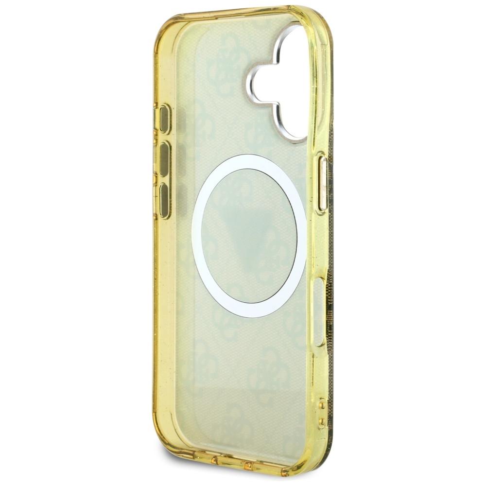Etui do iPhone 16 Guess MagSafe Brązowe