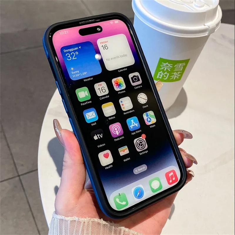 Роскошная рамка цветной матовый полупрозрачный магнитный чехол для Magsafe для iPhone 16 15 14 13 12 11 Pro Max Plus беспроводной зарядный чехол