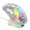 MAMBASNAKE X ATTACK SHARK X2PRO Gaming Mouse, Transparent Skeleton Design, Stylish, 3-Mode, 2.4GWired Type-CBluetooth, PixArt Sensor, Wireless Mouse,