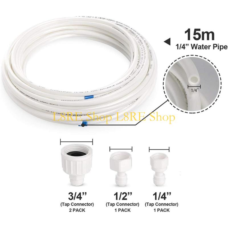 L8RE Filter System Connection Plastic Home Appliance Water Hose for Refrigerators