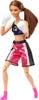 Barbie Careers Fashion Doll Accessories Brunette Boxer in Removable Uniform with Boxing Gloves and 22 Bendable Joints &