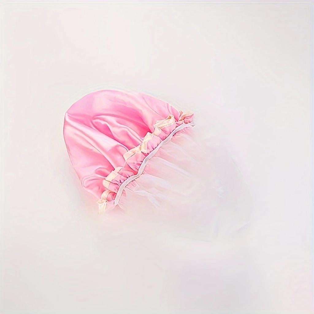 Waterproof Shower Cap Thick Double Layer Shower Hair Cover Women Supplies for Kitchen Bathroom Shampoo Caps Bath Hat Dust-proof