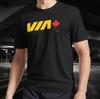 VIA Train Logo Active T-Shirt Funny Size S To 5XL