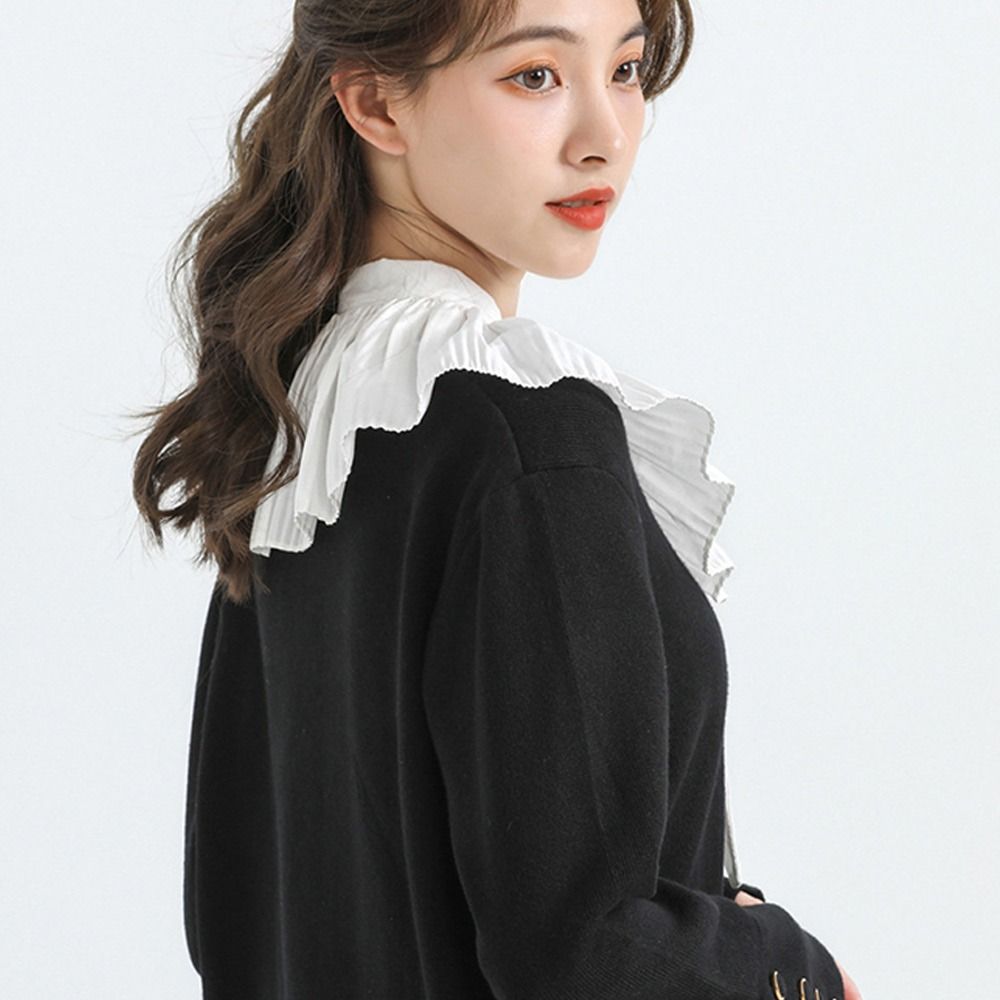 Хлопковая рубашка с искусственным воротником, классическая одежда, аксессуары, модная блузка, накладной воротник