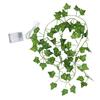 String Light Attractive High Simulation Eco-friendly Vine String Light Faux Greenery Leaves Fairy Night Light Vine String Light