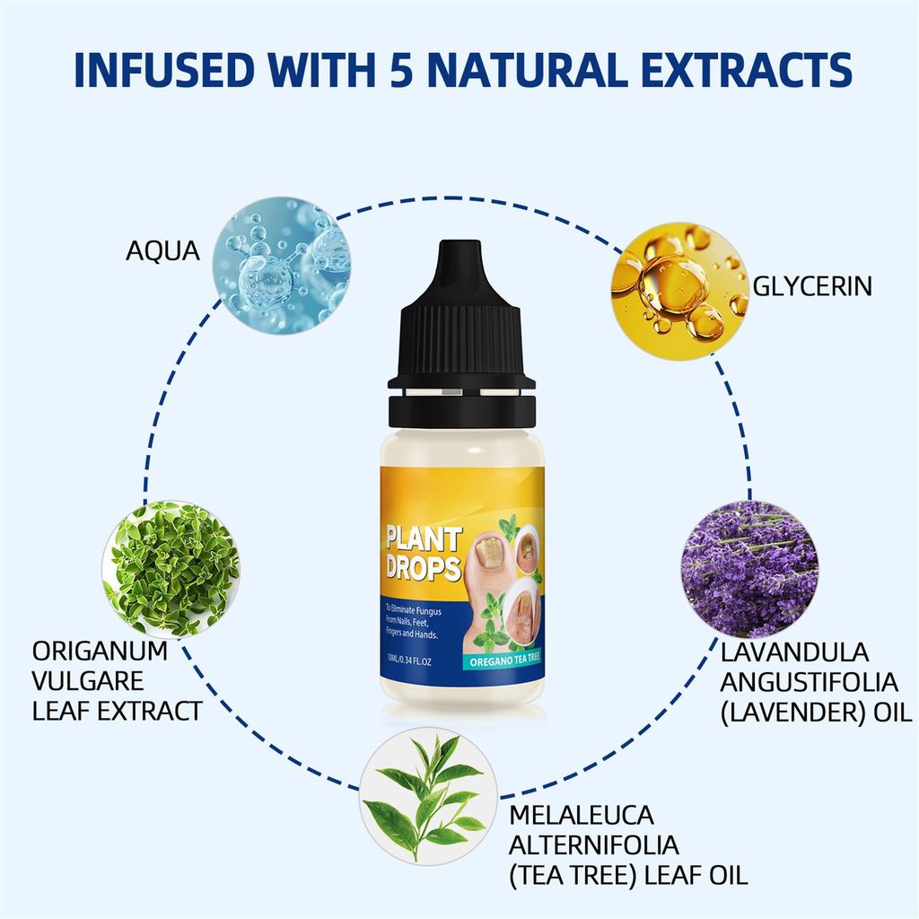 Plant Nail Care Solution 10ml Foot Care And Maintenance Nail Polish Nail Care Solution 10ml