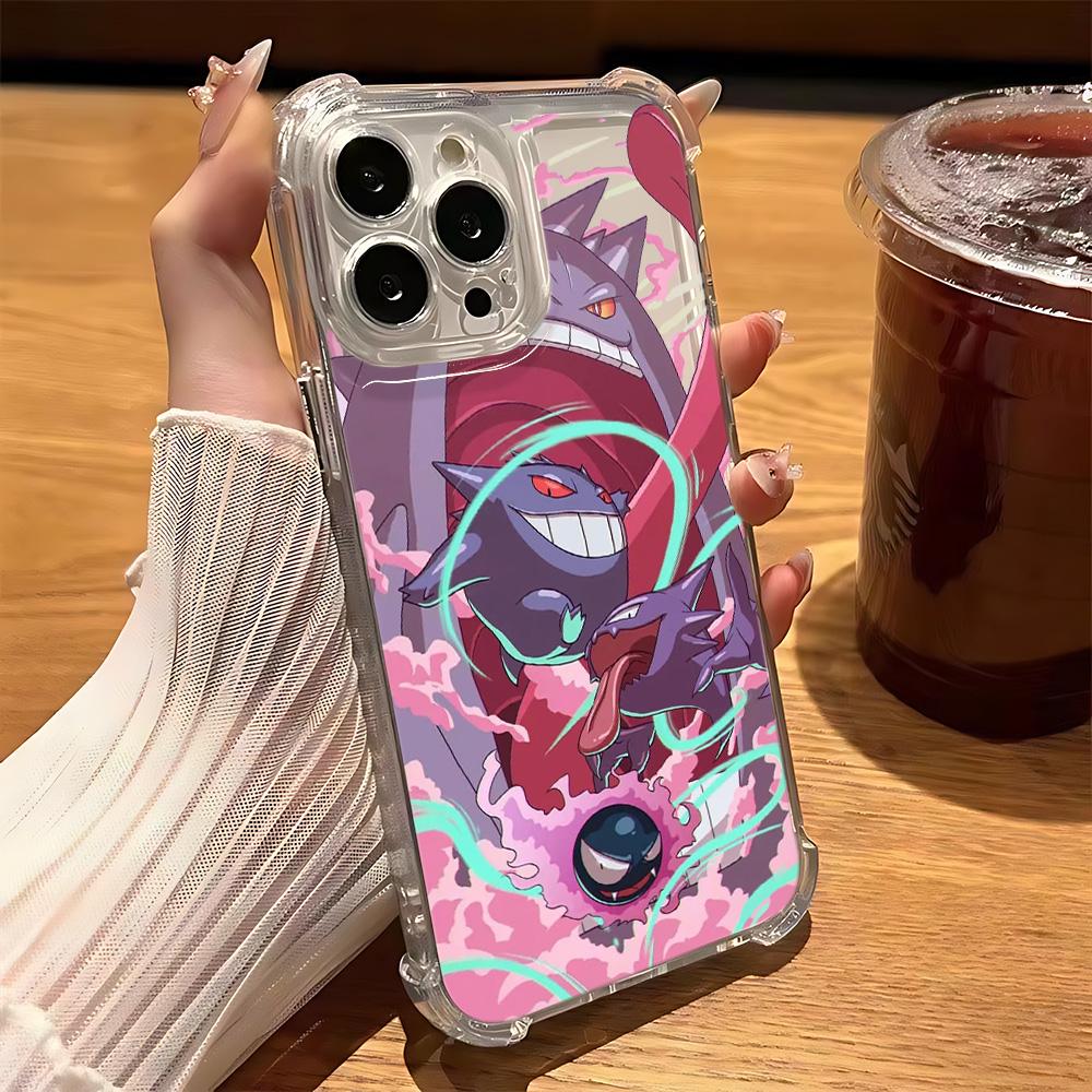 Pokemons Charizards Pikachus Phone Case For Samsung Galaxy S25 S24 S23 S22 S21 S20 Note20 FE Ultra Plus 4G 5G Clear TPU Cover
