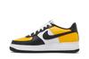 Kids' Sneakers Nike Air Force 1 Low Black Gold Jersey Mesh (GS) White/Gold-Black
