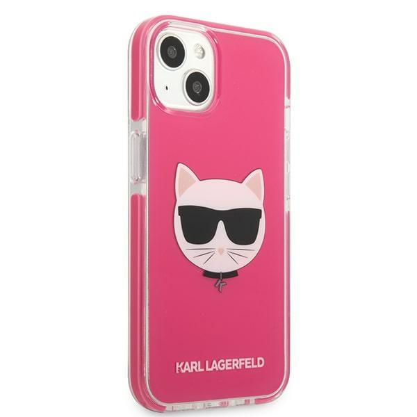 Karl Lagerfeld KLHCP13STPECPI iPhone 13 mini 5.4" hardcase fuchsia/fuschia Choupette Head