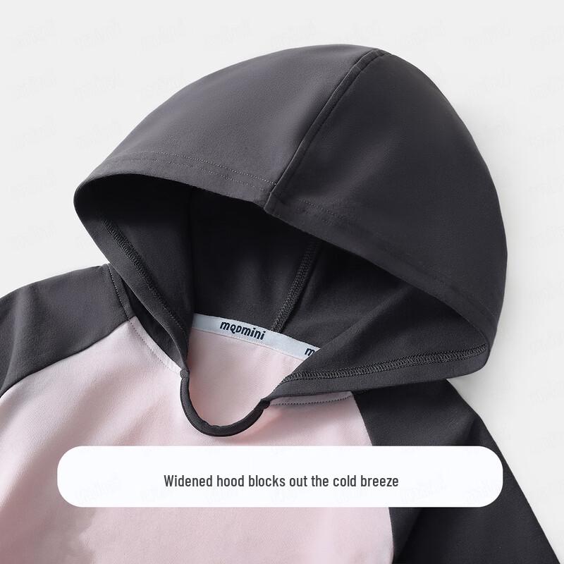 MQDMINI Girls' Hooded Long Sleeve T-Shirt