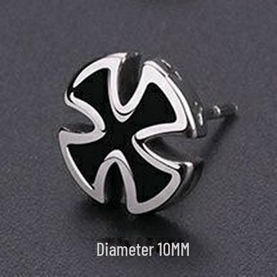 Men's and Women's High-End Titanium Steel Earrings – No Fade, Simple and Stylish Set