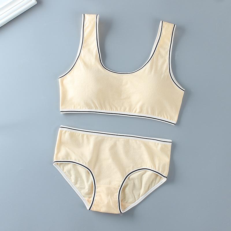 От 8 до 14 лет, бюстгальтер для девочек-подростков, нижнее белье для девочек-подростков, студенческий тренировочный бюстгальтер, комплект нижнего белья