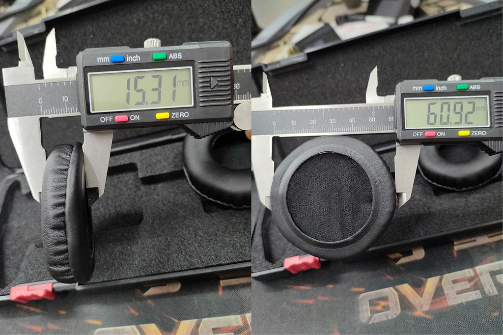 2 Pieces Ear Pads Ear Cushion Replacement Ear Pads Compatible with 60 MM