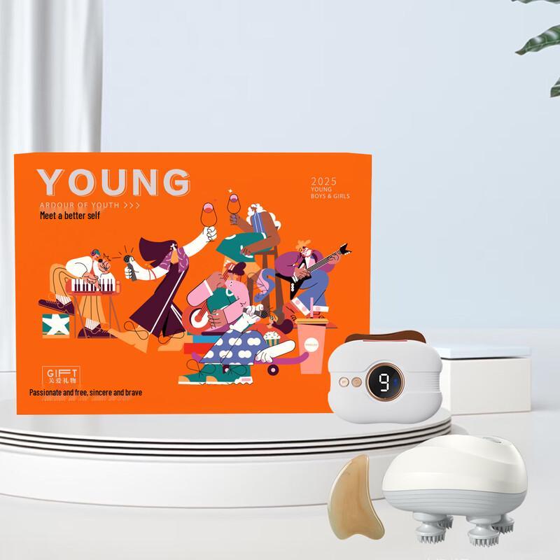 GUFIUS Head Massager and Gua Sha Set CN plug (adapter included)