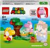 LEGO Super Mario in the Forest Yoshi and Egg Toy Gift Birthday Block Educational Christmas Children 6 Years Mario Goods Game 71428