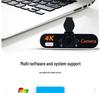 4K Ultra HD Streaming Camera with USB Microphone for Desktop and Laptop