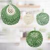 3Pcs/Set Teardrop Shape Wall Hanging Basket Breathable Lattice Vegetable  Woven Basket  Living Room