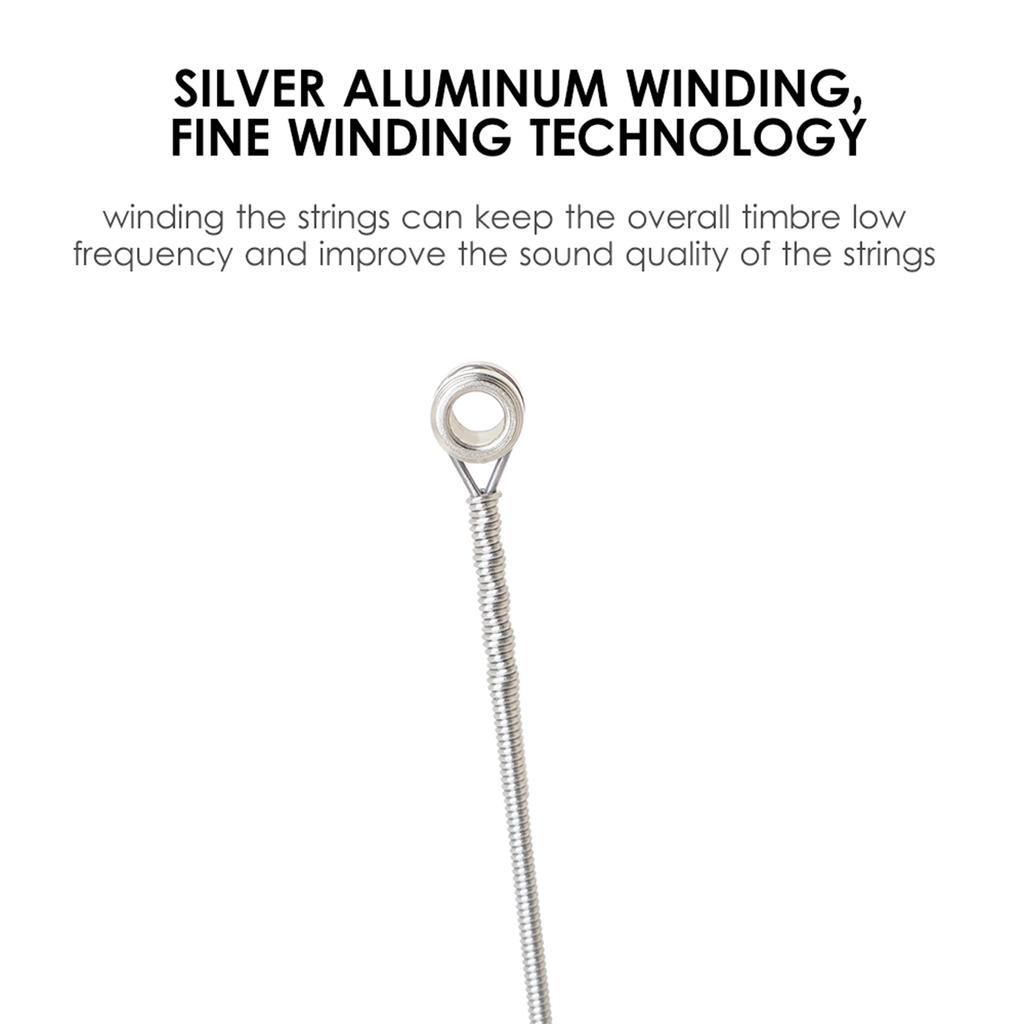 6 шт., струны для электрогитары, никелированный стальной сердечник с шариковым наконечником, набор из 6 струн в индивидуальной упаковке