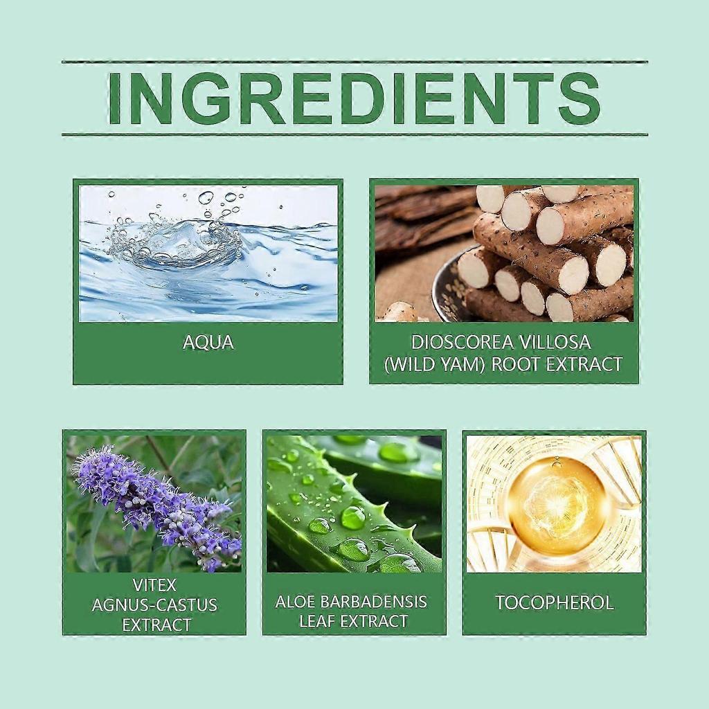 Menstrual Relief Yam Cream Contains Aloe Leaf Extract And Vitamin E