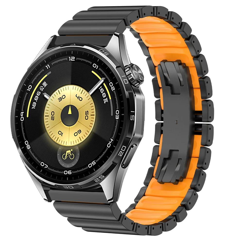 22-миллиметровый титановый ремешок для часов HUAWEI Watch GT6 Pro GT5 GT4 46мм Ultimate Роскошный металлический ремешок для Amazfit Balance GTR Oneplus 3 2 2R