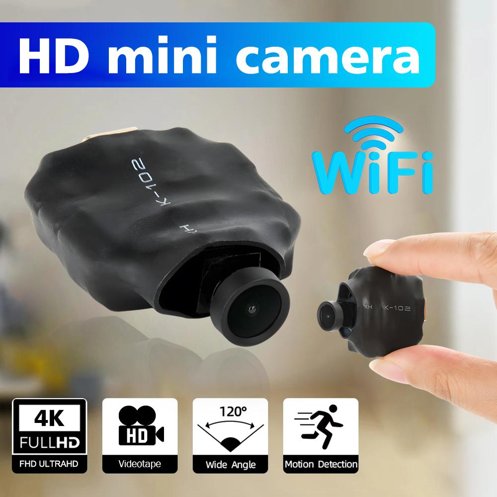 Широкоугольная Wi-Fi IP-камера 120° DIY HD 1080P Самые маленькие видеорегистраторы Обнаружение движения Домашний видеоняня Камера видеонаблюдения