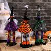 Halloween Witch Hat Long Leg Wine Bottle Set Decoration Table Atmosphere Table Decoration