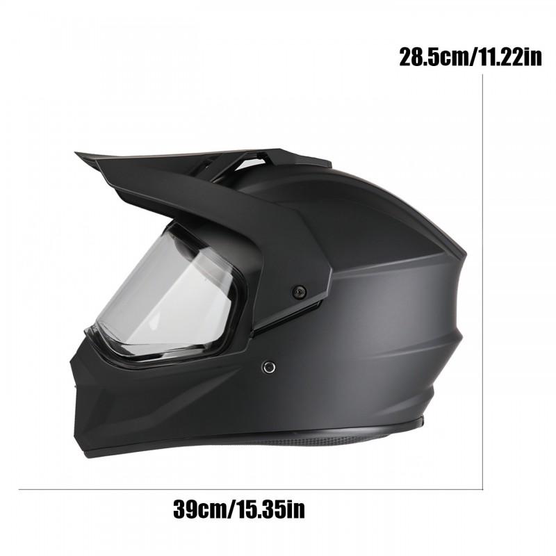 Off-Road Motorcycle Helmet With DOT ECE 3C Certification Ventilated Dual-Sport Full Face Enduro Trail Riding