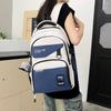 Школьная сумка для школьников средней школы, рюкзак с цветными блоками, большая емкость, спортивный рюкзак для мужчин
