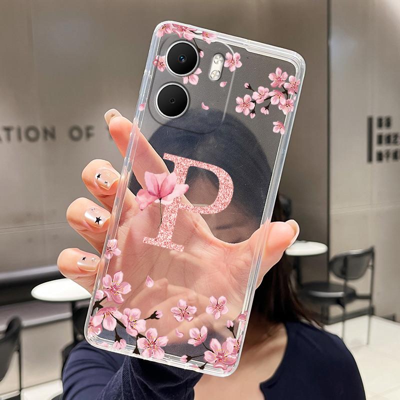 Чехол-бумажник для OPPO A5X 4G 5G Funda Capa Модный Цветочный Задний Чехол Прозрачный Мягкий Силикон ТПУ Прозрачная Печать Чехол для Телефона