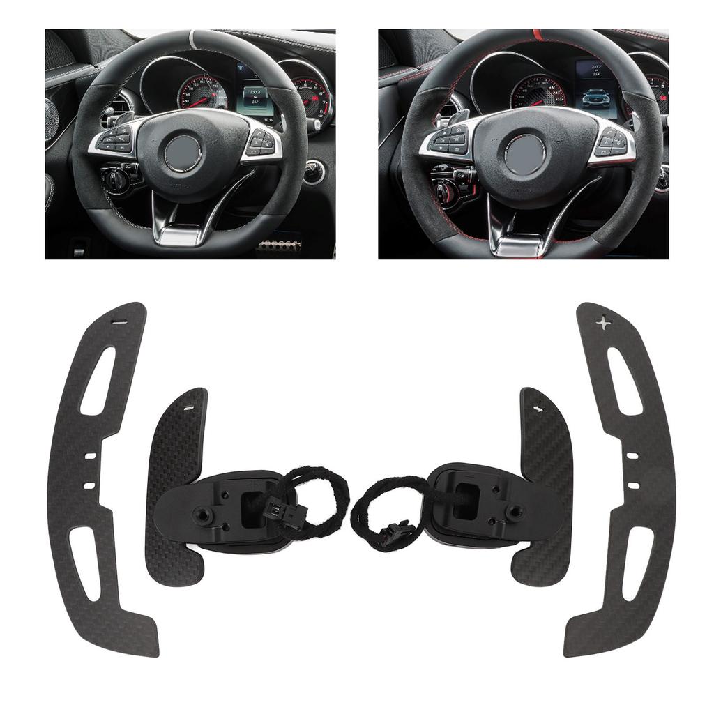 Подрулевые переключатели передач магнитные из углеродного волокна удлинители для A45 W176 A35 A45 A45S W177 V177 C43 C63 C63S W20