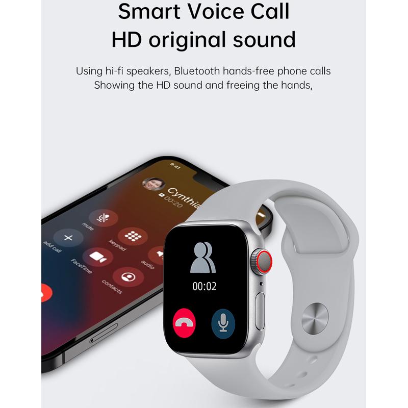 IWO Series 7 Смарт-часы с беспроводной зарядкой 2 "сделай сам, лицо, пульсометр для мужчин и женщин, фитнес-трекер, спортивные умные часы для IOS, Android-телефона