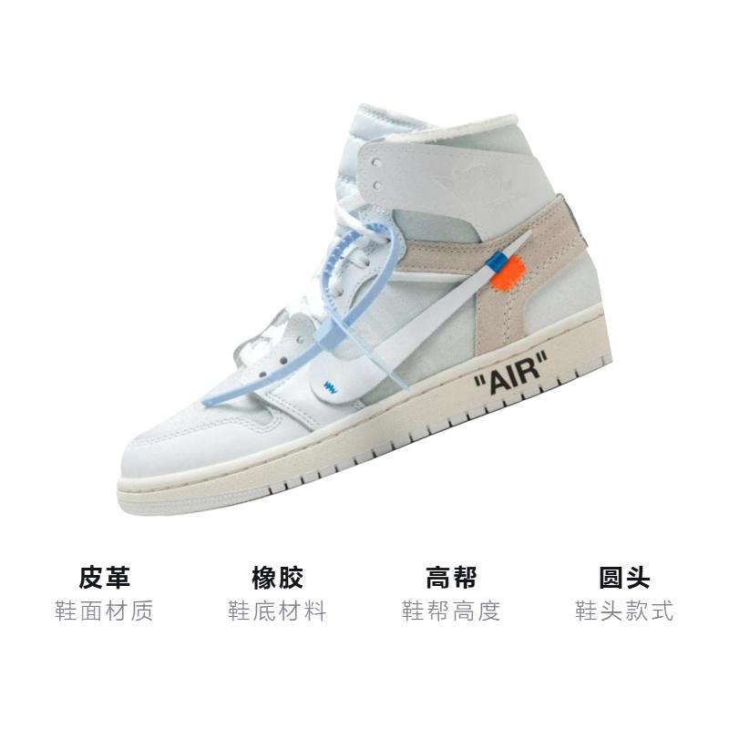 Jordan 1 Ретро Высокие Off-White Евро GS AQ8296-100